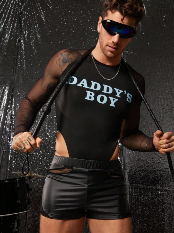 Daddy's Boy Mesh Bodysuit